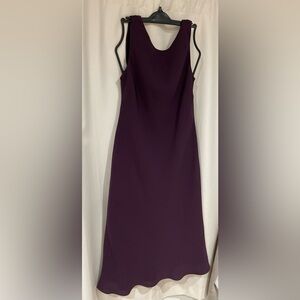 Evan Picone Strapless Dark Purple Dress